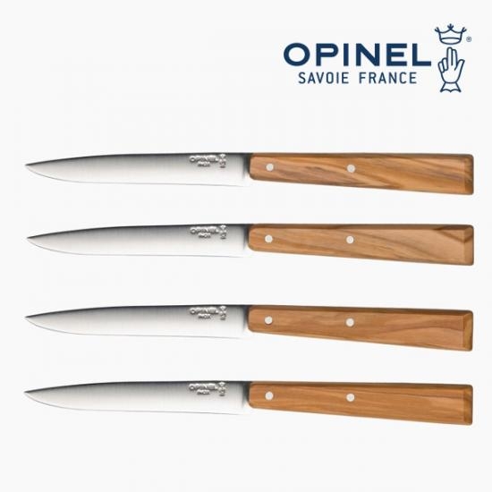 [OPINEL] NO.125 본 에페띠 테이블나이프 4개세트 Olive