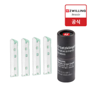 즈윌링뷰티 스테인레스 눈썹칼 교체형 칼날 4개 (HK88305-090)