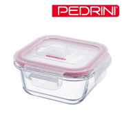 [페드리니] 릴로 프레시 유리밀폐용기 사각형 320ml (PDR-04GD221)