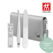 [즈윌링] 헹켈 프리미엄 네일케어 비건가죽 4종세트 그레이 (HK97002-005)