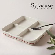 [시라쿠스] 쉐난고 카디날 사각 4칸 나눔접시 (SYS-S29-HCR)