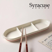 [시라쿠스] 쉐난고 카디날 3칸 나눔접시 (SYS-S28-HCR)