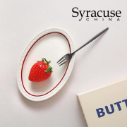 [시라쿠스] 쉐난고 카디날 타원접시 16cm (SYS-S12-HCR)