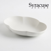 [시라쿠스] 네이처 무광 타원볼 25.5cm 10인치 화이트 (SYN-S008-WH)