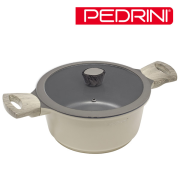 [페드리니] 유니크 인덕션 양수냄비 24cm 5리터(PDR-02PE608GR)