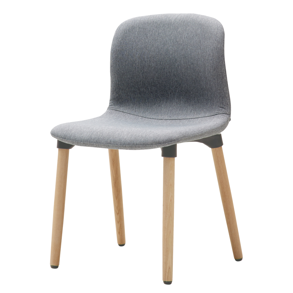 SPACE 크레용 원목 프레임형 패브릭 커버형 다용도의자 OSDCH1903GFF