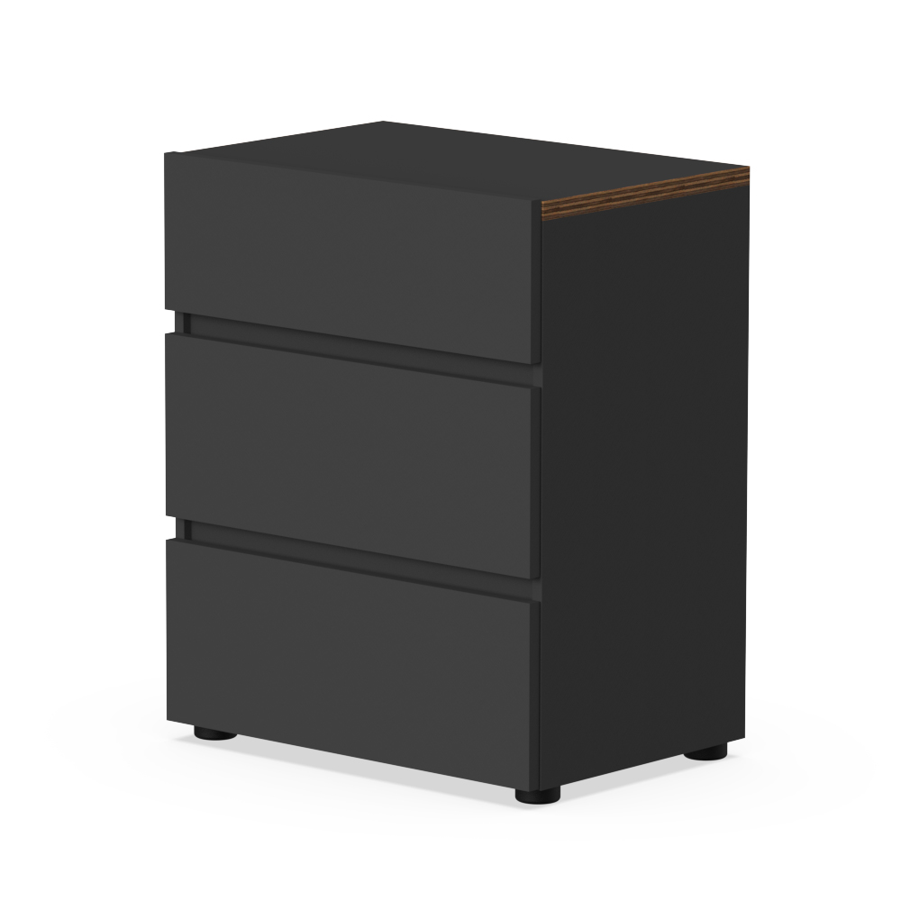 SPACE 고정형 3단 서랍장 OSR3013 (시공포함)