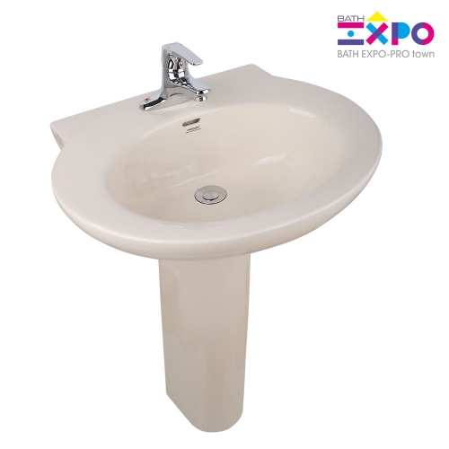 바스엑스포 인터바스 칼라 세면대 L018/P018 NT 네츄럴 아이보리 칼라세면기 인테리어 DIY 욕실공사