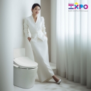바스엑스포 센세이션 방수비데 BXSS-DIBC430 욕실비데 자가설치 인터바스 디자인