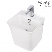 박현순 컬렉션 LH-102L SENSATION 일체형세면기 420X400X380mm