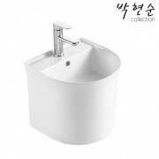 박현순 컬렉션 LH-101 SENSATION 일체형세면기 410X400X380mm