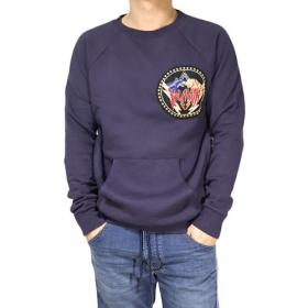 발망 Balmain sweatshirt with patch _ W7H6102J928B _ PURPLE