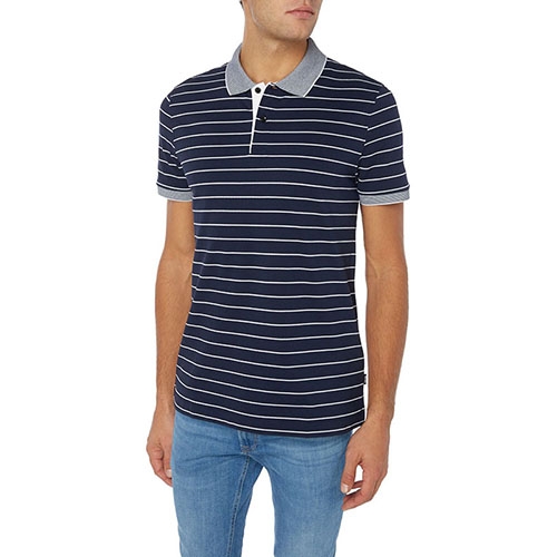 휴고보스 슬림 스트라이프 폴로 HUGO BOSS Phillipson 29 Slim Fit Stripe Polo D867318_0043498