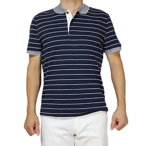 휴고보스 슬림 스트라이프 폴로 HUGO BOSS Phillipson 29 Slim Fit Stripe Polo D867318_0043498