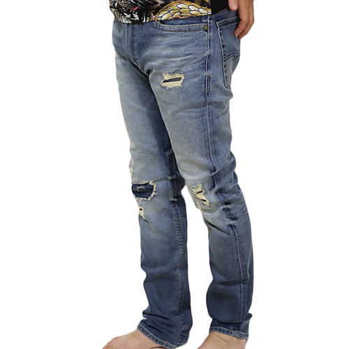 디젤 타바 스키니진 Diesel Thavar Skinny Jeans 0859S Light Blue Size W30 L30
