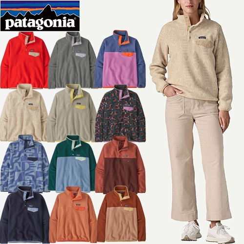 [해외] 파타고니아 여성 라이트웨이트 신칠라 스냅티 후리스 풀오버