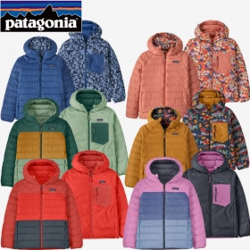 [해외] 파타고니아 키즈 리버서블 다운 스웨터 후디 (성인여성착용가능)