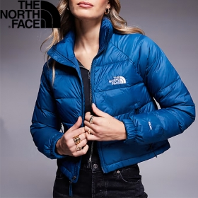 [해외] 노스페이스 하이드레날라이트 다운 자켓 블루 여성 숏패딩