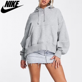 [해외] 나이키 피닉스 플리스 수퍼 오버사이즈 후디 그레이