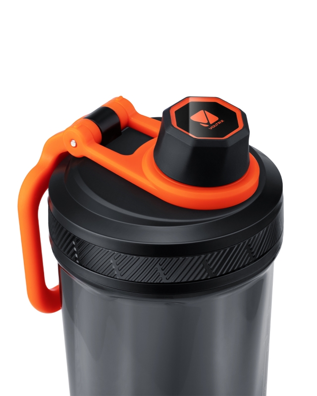 볼트렉스 트라이탄 전동 쉐이커 보틀 헬스 보충제 쉐이크 700ml, 오렌지