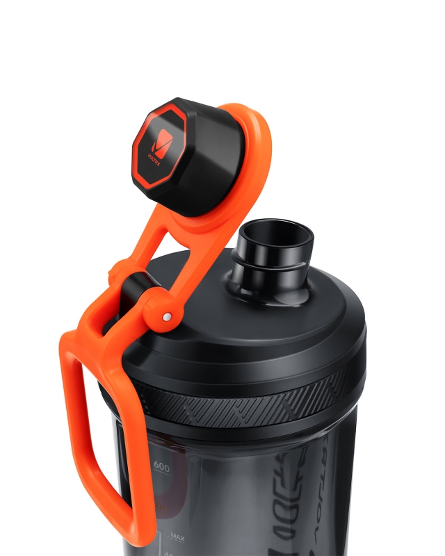 볼트렉스 트라이탄 전동 쉐이커 보틀 헬스 보충제 쉐이크 700ml, 오렌지