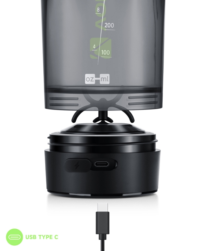 볼트렉스 트라이탄 전동 쉐이커 보틀 헬스 보충제 프로틴 쉐이크 700ml, 그린