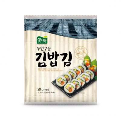 생채움 두번구운 김밥김