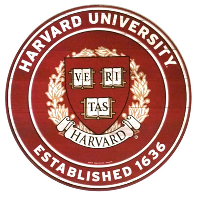 미국 하버드 대학 엠블렘 우드사인[HARVARD] 아이비리그 대학교 정품 기념품