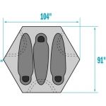 노스페이스 홈스테드 돔 3인용 텐트/Homestead Domey 3 Tent