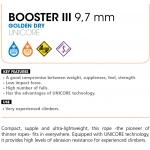베알 부스터 9.7mm 유니코어 골든 드라이 로프/Booster 9.7mm Unicore Golden Dry