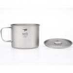 키이스 싱글월 폴딩 머그/Single-Wall Titanium Mug with Folding Handle and Lid