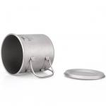 키이스 싱글월 폴딩 머그/Single-Wall Titanium Mug with Folding Handle and Lid