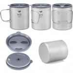 키이스 더블월 폴딩 머그/Double-Wall Titanium Mug with Folding Handle and Lid