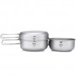 키이스 3피스 티타늄 포트 및 팬 셋/3-Piece Titanium Pot and Pan Set