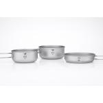 키이스 3피스 티타늄 포트 및 팬 셋/3-Piece Titanium Pot and Pan Set