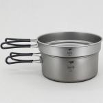키이스 2피스 티타늄 포트 및 팬 쿡 셋/2-Piece Titanium Pot and Pan Cook Set