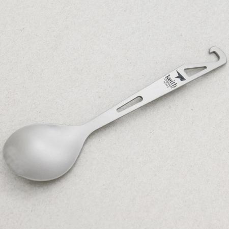 키이스 티타늄 스푼, 스포크+오프너/Titanium Spoon, Spork with Bottle Opener