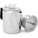 GSI 글레이셔 스테인리스 퍼컬레이터(실리콘 핸들)/Glacier Stainless Steel Percolator