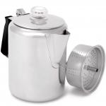 GSI 글레이셔 스테인리스 퍼컬레이터(실리콘 핸들)/Glacier Stainless Steel Percolator