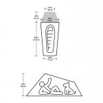 빅아그네스 플라이 크릭 HV 카본 다이니마 1인용 텐트/Fly Creek HV 1 Carbon Tent