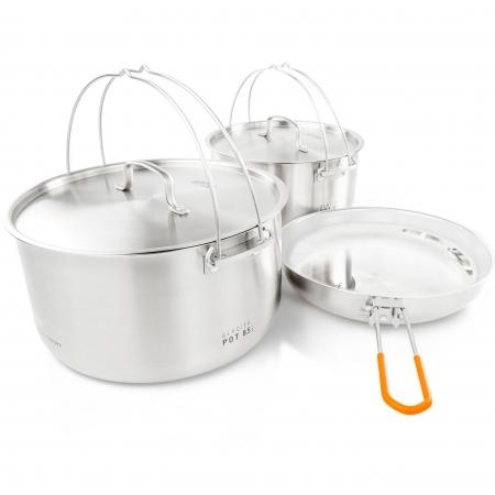 GSI 글레이셔 스테인리스 트룹 쿡셋/Glacier Stainless Troop Cookset