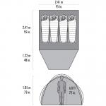 MSR 해비튜드 4인용 패밀리 텐트/Habitude 4 Tent