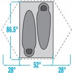 노스페이스 에코 트레일 2인용 텐트/Eco Trail 2 Tent