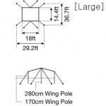 스노우픽 렉타 타프 셋/Recta Tarp Set