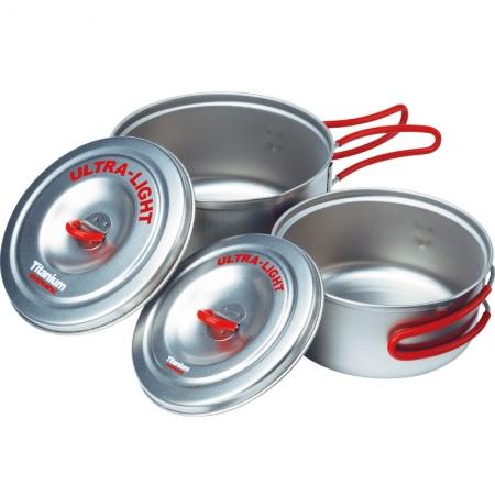 에버뉴 티타늄 울트라라이트 포트 셋/Titanium Ultralight Pot Set