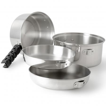 GSI 글레이셔 스테인리스 쿡셋/Glacier Stainless Cookset