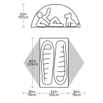 빅아그네스 블랙테일 2인용 텐트/Blacktail