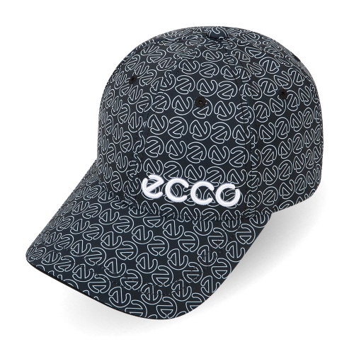 ECCO 델타 패턴 볼캡 모자 EB3S041