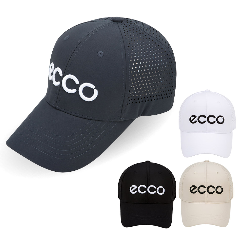 ECCO 클래식 하프 펀칭 볼캡 모자  EB3S041-00101F / 에코 코리아 정품