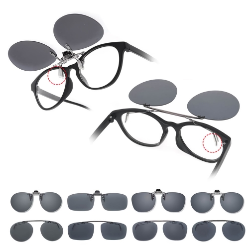 그린아이즈 안경착용자용 썬글라스 클립온 스모크 편광렌즈 모음전(일본정품수입)